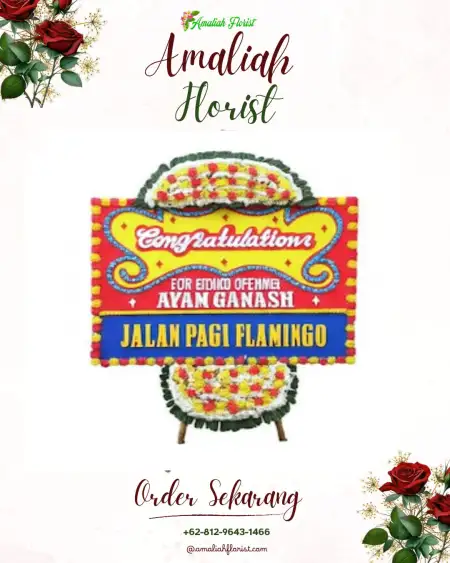 Sewa Papan Bunga Bandongan